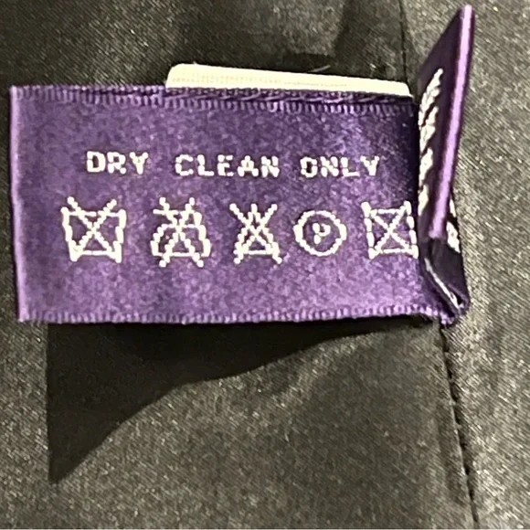 Ralph Lauren Collection silk skirt womens size 6 Purple Label‎ 100% silk black - Picture 6 of 10